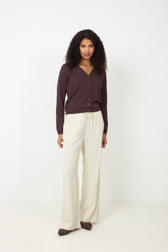 N-Marg Knit Cardigan - Chocolate