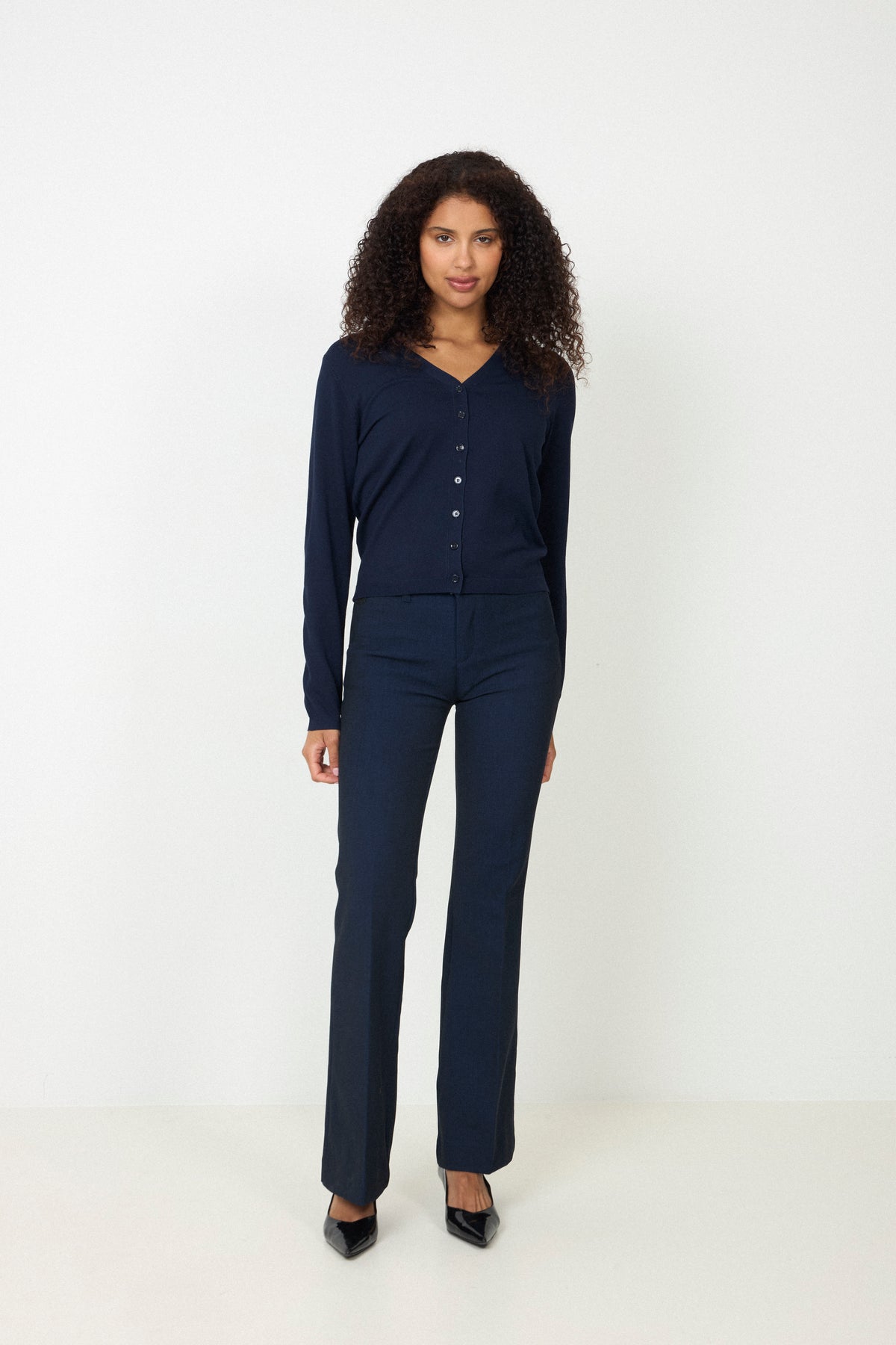 N-Marg Knit Cardigan - Navy