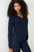 N-Marg Knit Cardigan - Navy