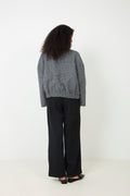 N-Marnie Jacket - Dark Grey Melange