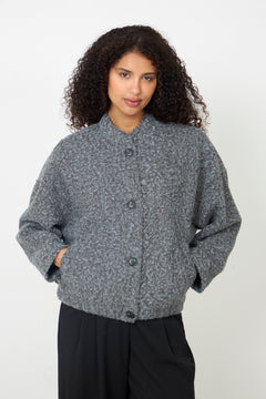 N-Marnie Jacket - Dark Grey Melange