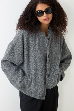 N-Marnie Jacket - Dark Grey Melange