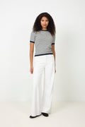 N-Muna Knit - Dannia Blue Stripe