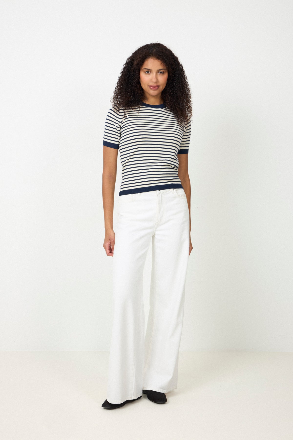 N-Muna Knit - Dannia Blue Stripe