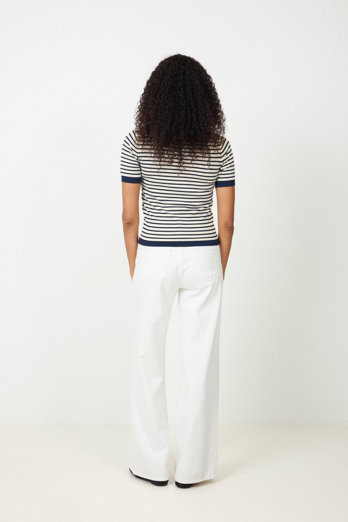N-Muna Knit - Dannia Blue Stripe