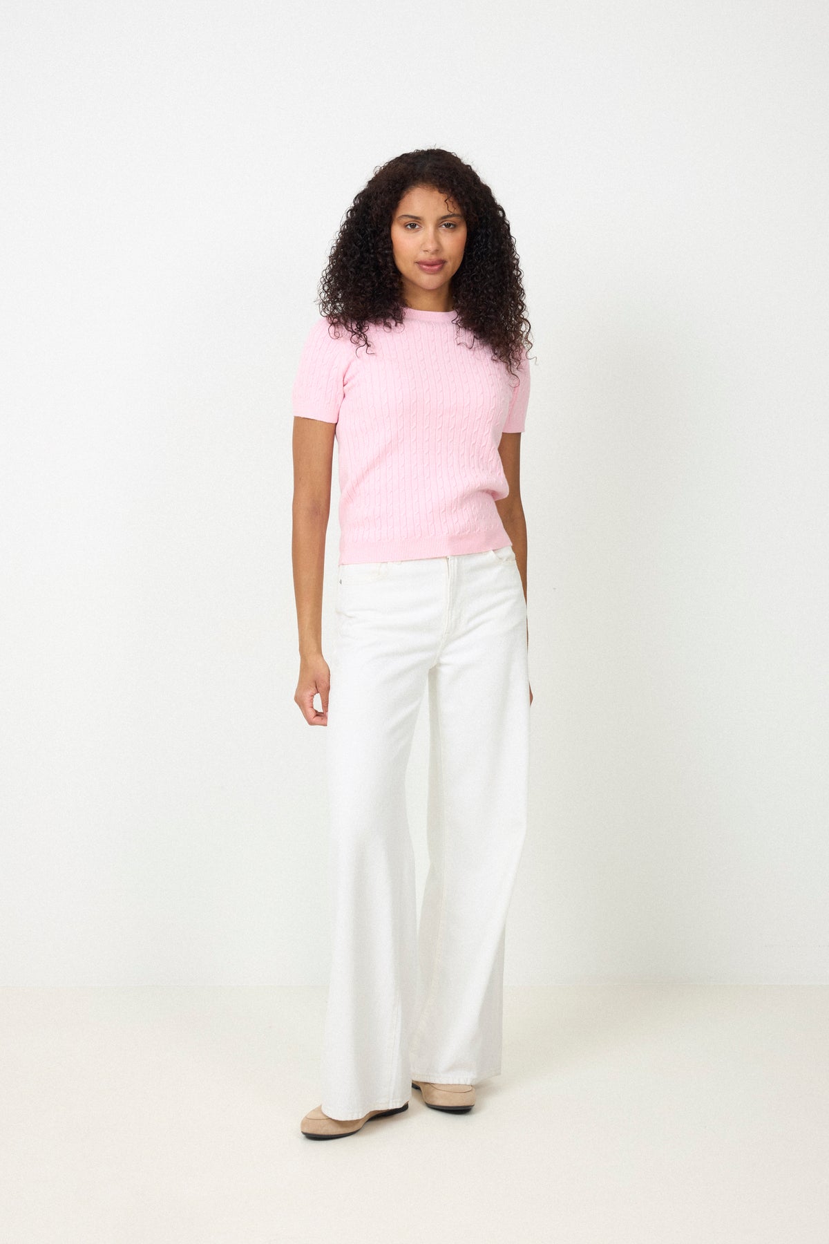 N-Larette Knit - Baby Pink