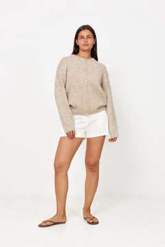 N-Mata Knit Cardigan - Sand