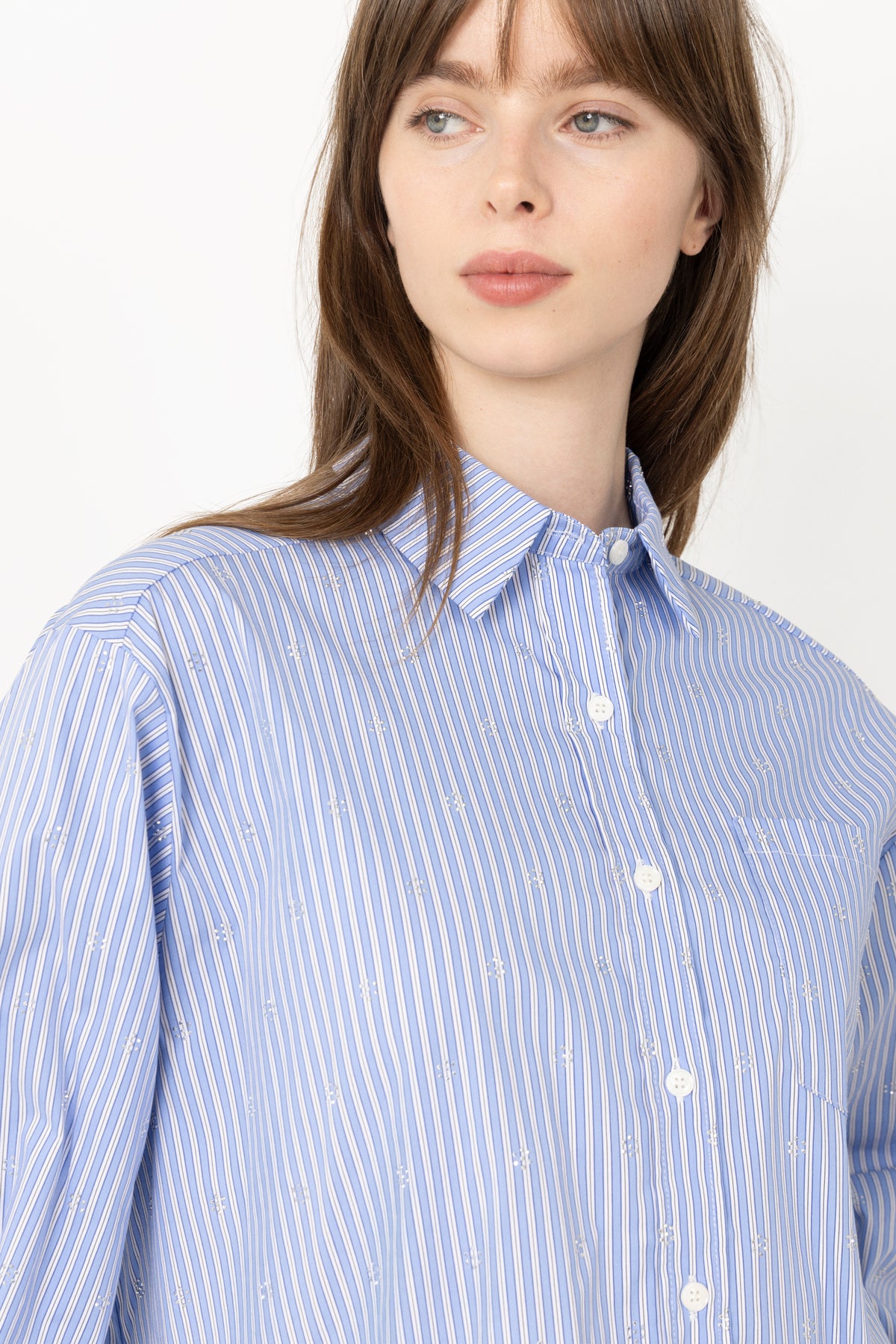 Dalma Decoration Shirt - Light Blue