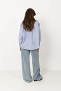 Dalma Dori Mini Stripe Shirt - Blue