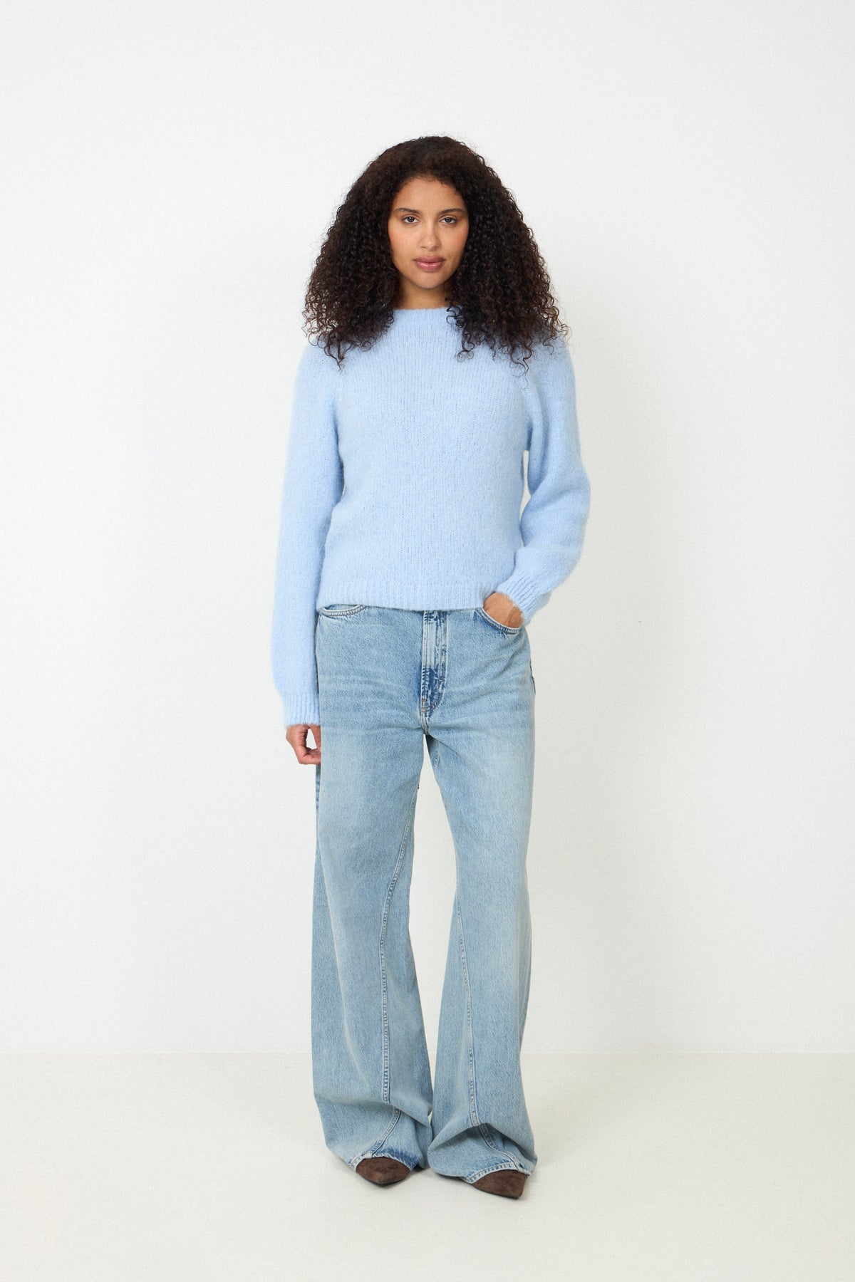 N-Latora Knit - Light Blue