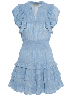 Fryd Paisley Dress - Light Blue