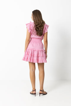 Fryd Paisley Dress - Light Pink