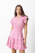 Fryd Paisley Dress - Light Pink
