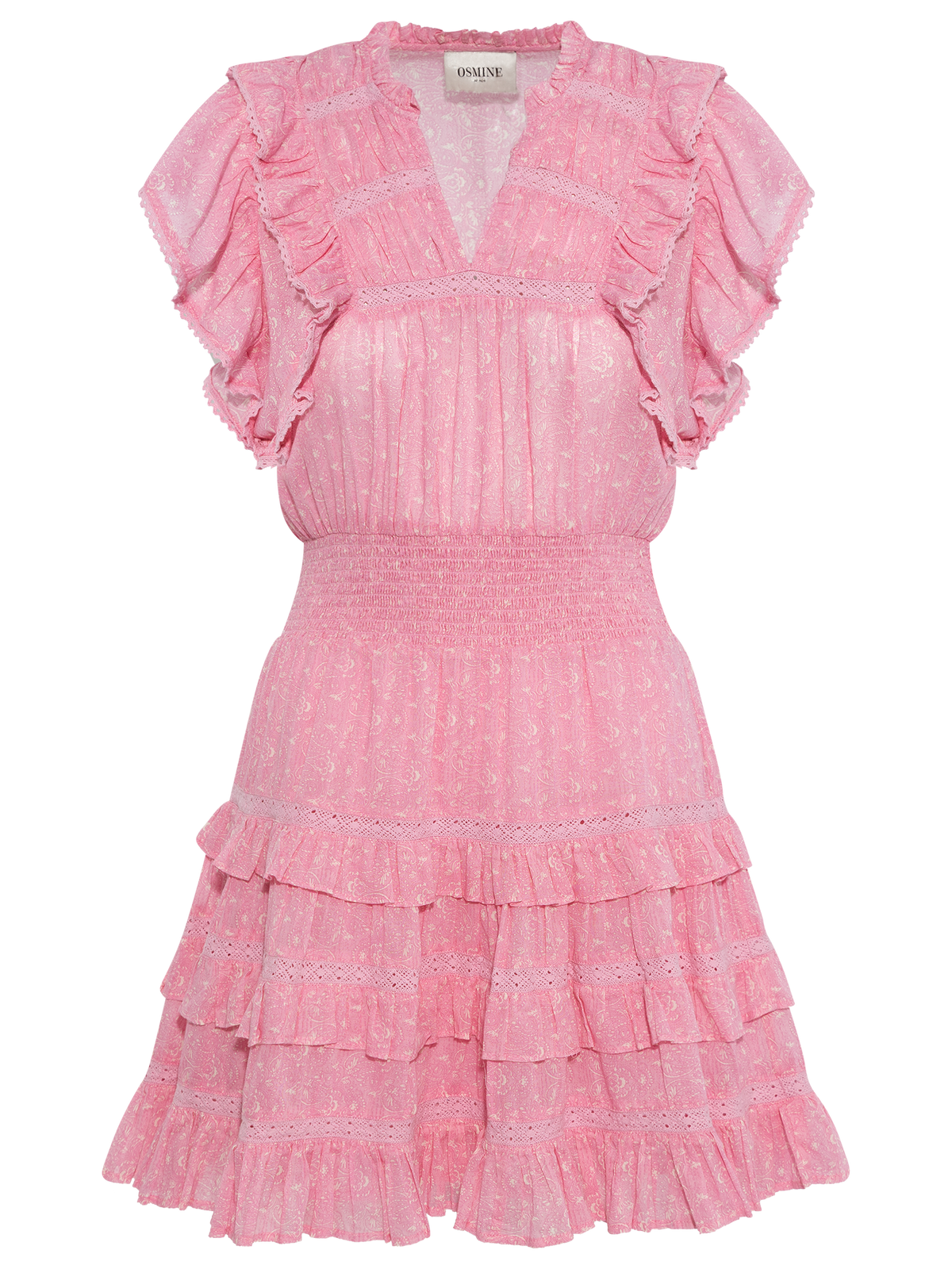 Fryd Paisley Dress - Light Pink