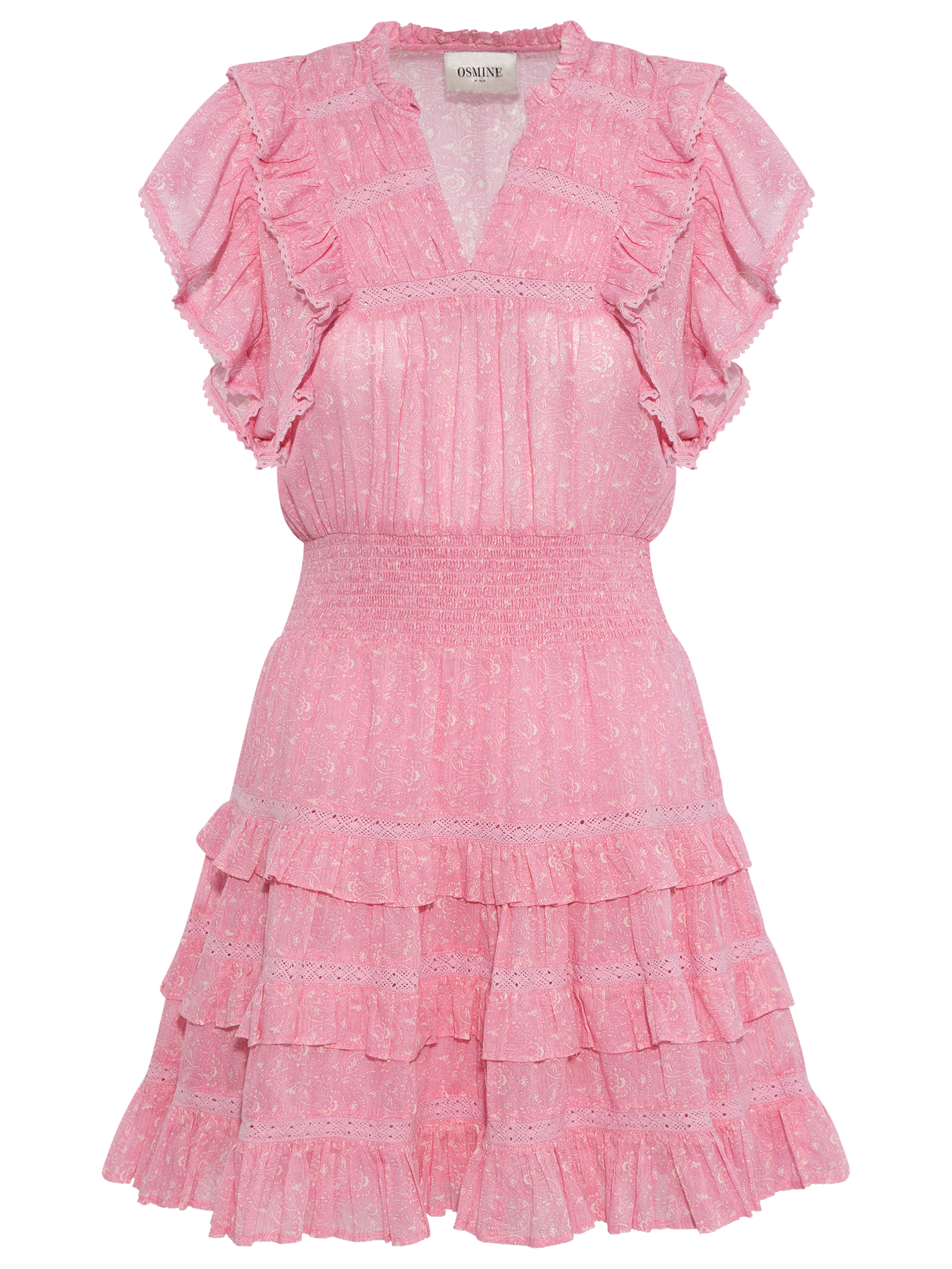 Fryd Paisley Dress - Light Pink