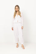 Ellen Cotton Voile Blouse - White