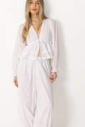 Ellen Cotton Voile Blouse - White