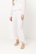 Elea Cotton Voile Pants - White