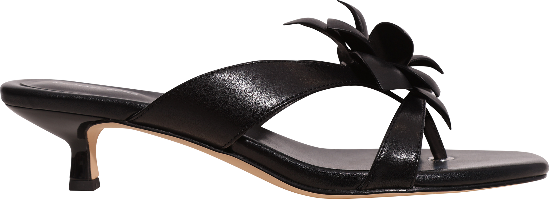 Jacie Kitten Sandal - Black