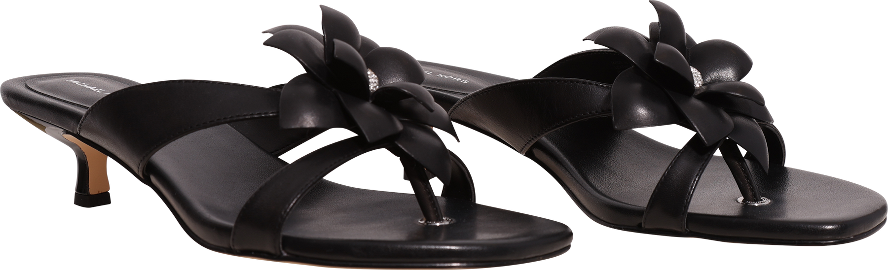Jacie Kitten Sandal - Black