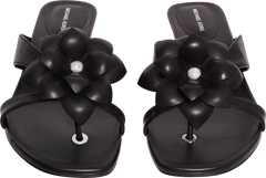 Jacie Kitten Sandal - Black