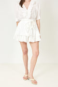Tennis Skirt Shorts - White