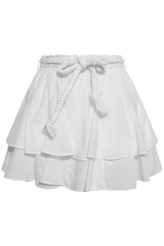 Tennis Skirt Shorts - White
