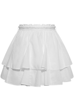 Tennis Skirt Shorts - White