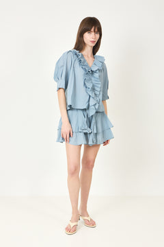 Tennis Skirt Shorts - Breezy Blue