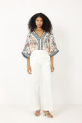 Bodysuit - Floral Delhi Tapestry Light Pink