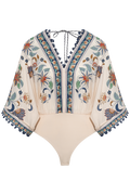 Bodysuit - Floral Delhi Tapestry Light Pink