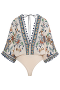 Bodysuit - Floral Delhi Tapestry Light Pink
