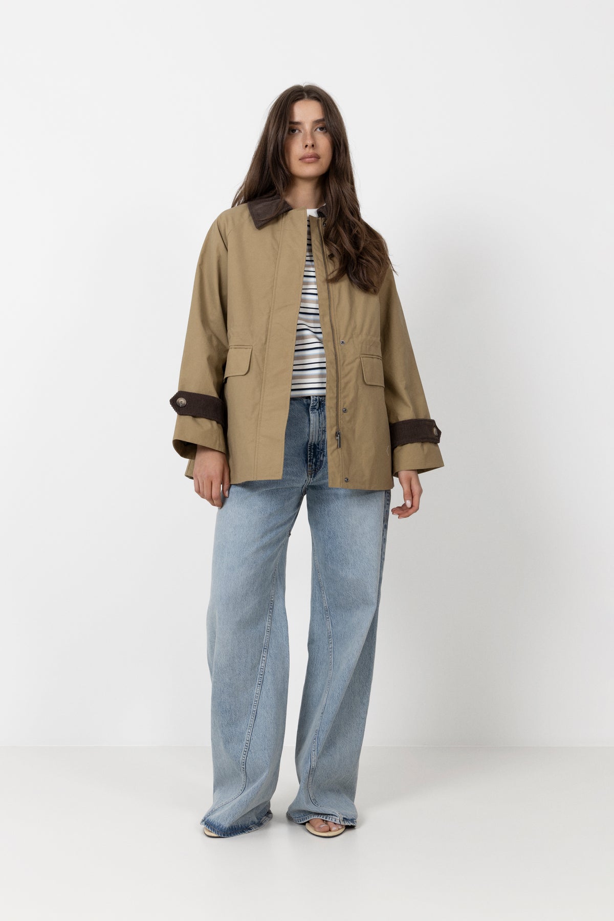 Wilma Waxed Clair Jacket - Tigers Eye