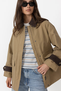 Wilma Waxed Clair Jacket - Tigers Eye