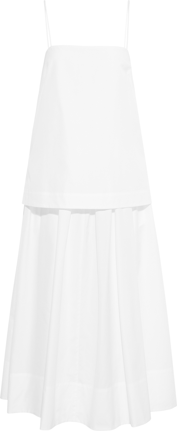 Cotton Strap Dress - White