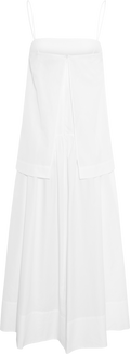 Cotton Strap Dress - White
