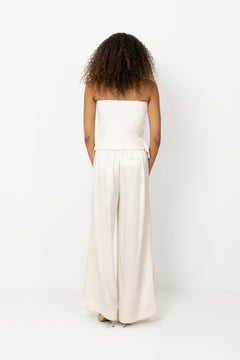 Sculpted Tube Top - White