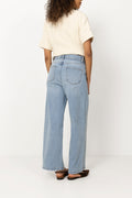 Isolde Solid Pants - Bleach Blue Wash