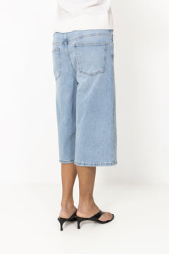 Vito Long Shorts - Bleach Blue Wash