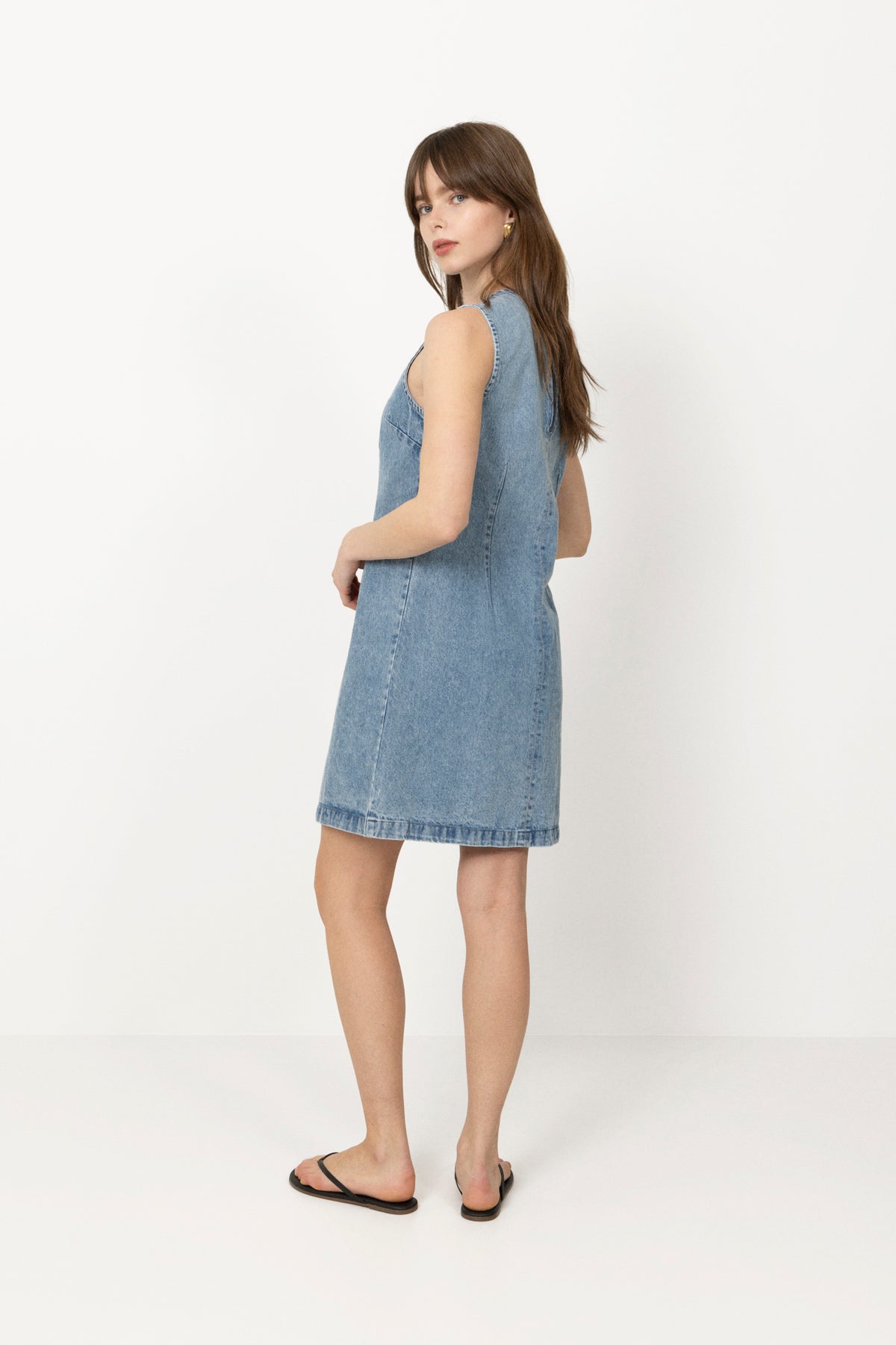 Vilmer Dress - Light Blue Wash