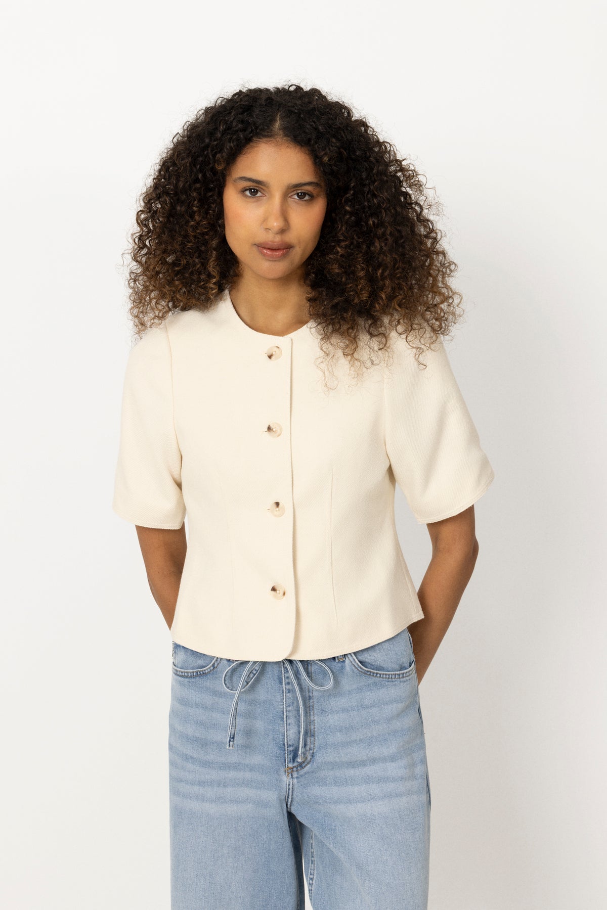 Ves Blazer - Vanilla Cream