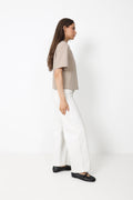 Tuesday Ss Blazer - Beige Melange