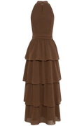 Belleic Long Dress - Dark Brown
