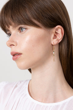 Nara Miyuki Earrings - Khaki
