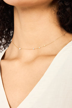 Lola Simple Necklace - Citrus Sky