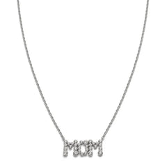 Mom Collet Necklace - Silver