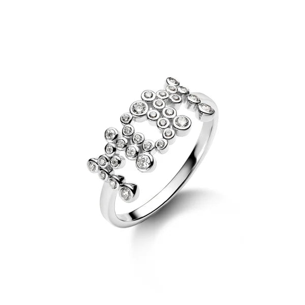Mom Collet Ring - Silver