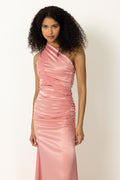 Andreaic Maxi Dress - Pink Lace