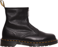 1460 Soft Leather Zip Up Boots - Black Virginia