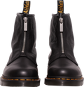 1460 Soft Leather Zip Up Boots - Black Virginia